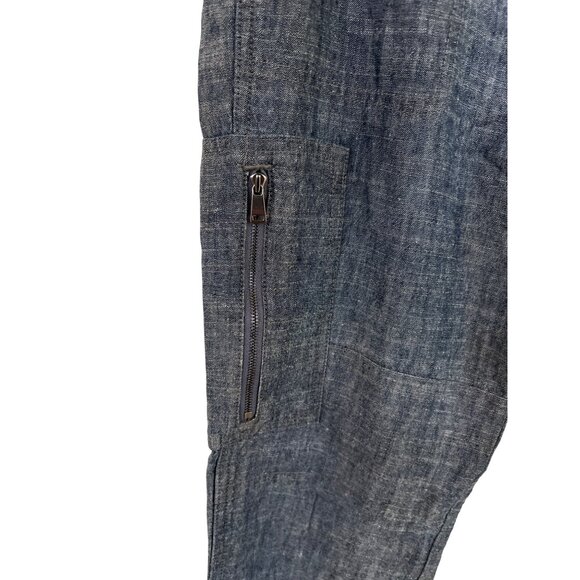 Vince linen/lyocell cropped cargo pants size 27 - Picture 3 of 6
